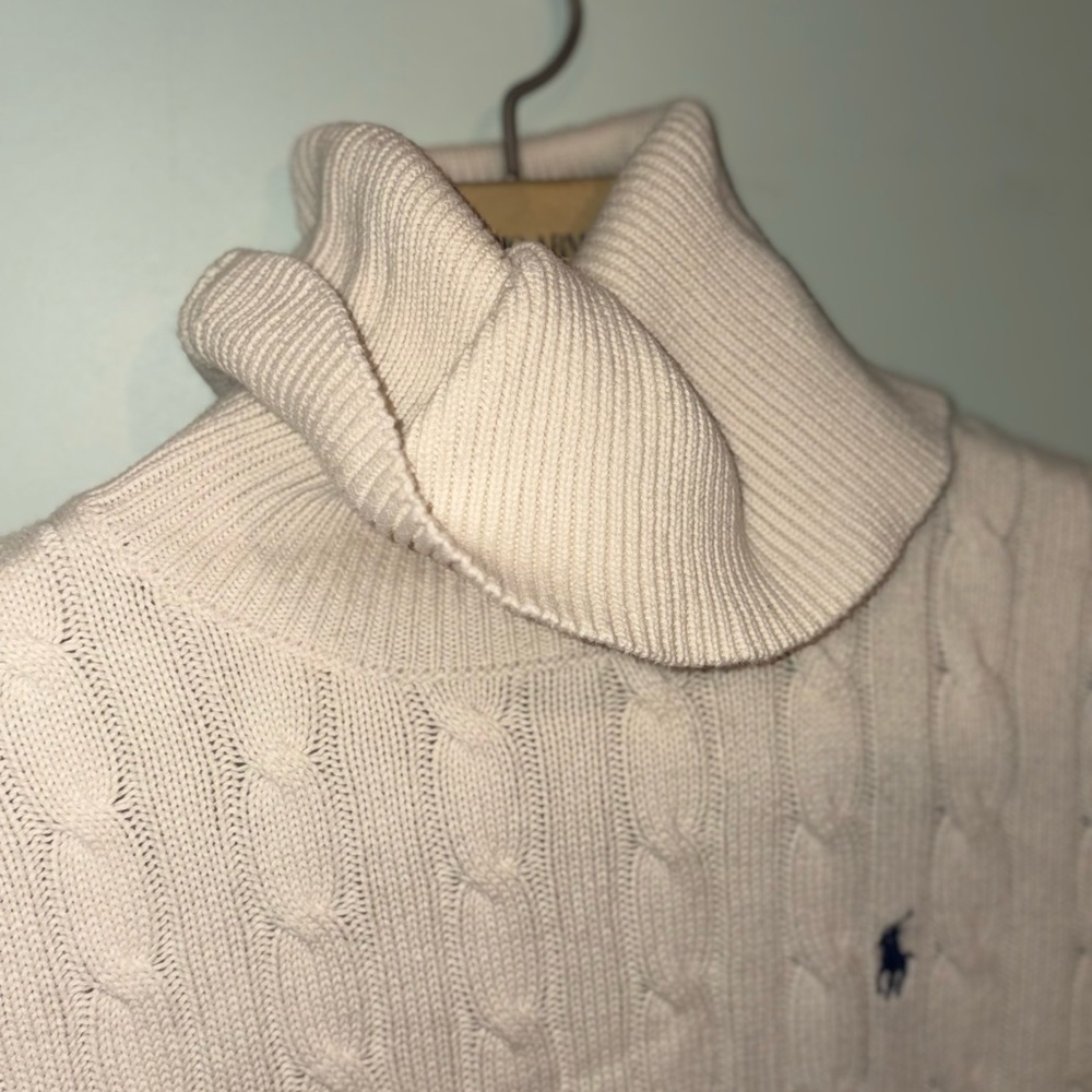 Polo Ralph Lauren Cable Knit Turtleneck Sweater - Picture 5 of 7